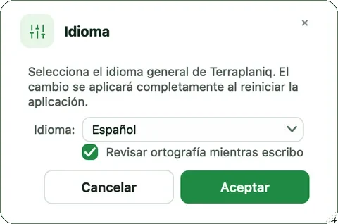 Diálogo Idioma